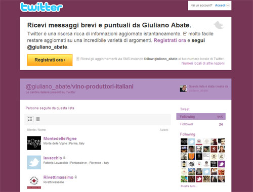 schermata-twitter-produttori Schermata elenco produttori di vino