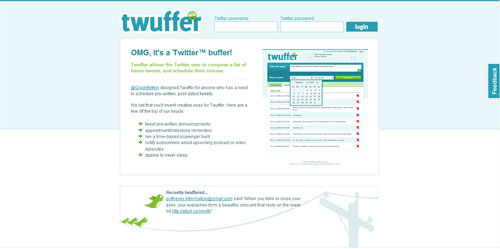 twuffer Twuffer - Schedule Twitter tweets