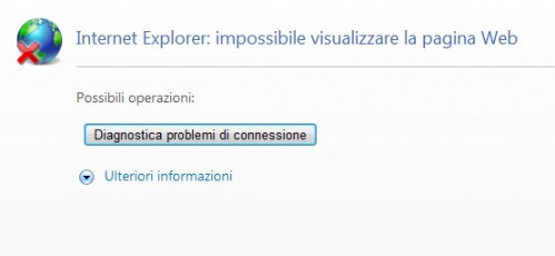 Dominio non raggiungibile Dominio non raggiungibile