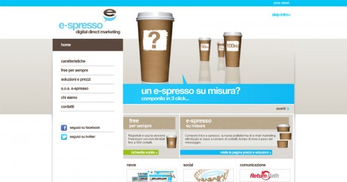 E-spresso l'e-mail marketing su misura E-spresso l'e-mail marketing su misura