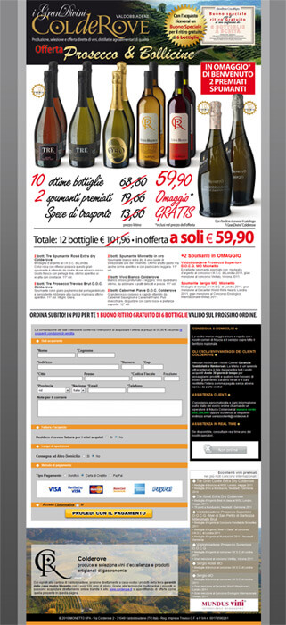 Landing page ColdeRove Mionetto Landing page ColdeRove Mionetto