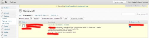Commento con richiesta commerciale Commento con richiesta commerciale