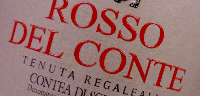Rosso del Conte Tasca d'Almerita vendemmia 2007