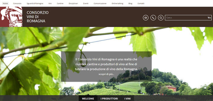 Sito web Consorzio Vini di Romagna