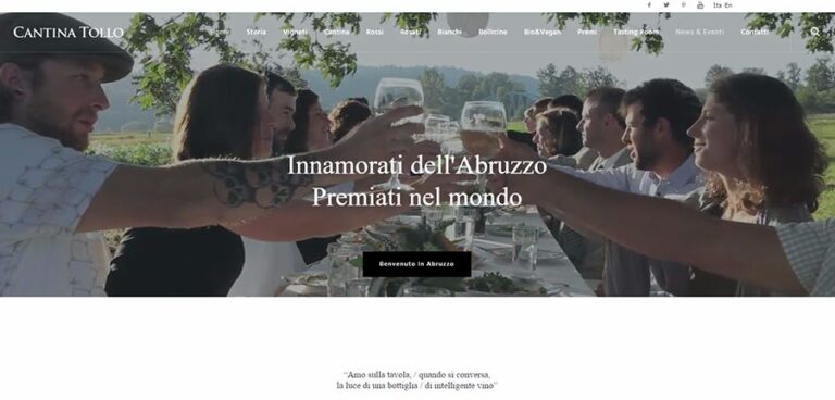 Sito web Cantina Tollo