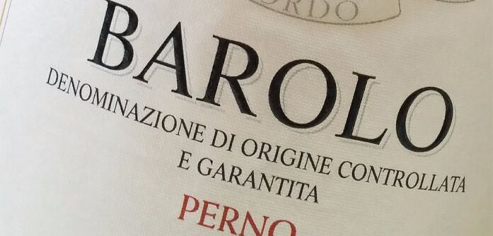 Barolo DOCG Perno 2012 Sordo Giovanni