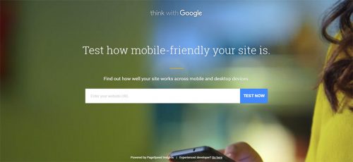 Mobile website speed testing tool Google