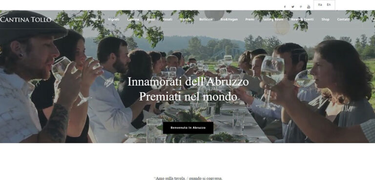 Sito web Cantina Tollo