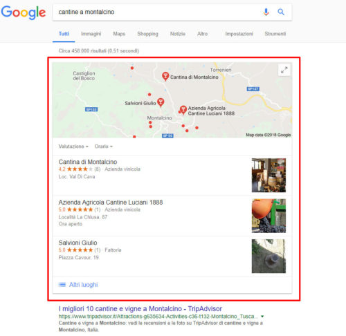 Google Local 3-pack