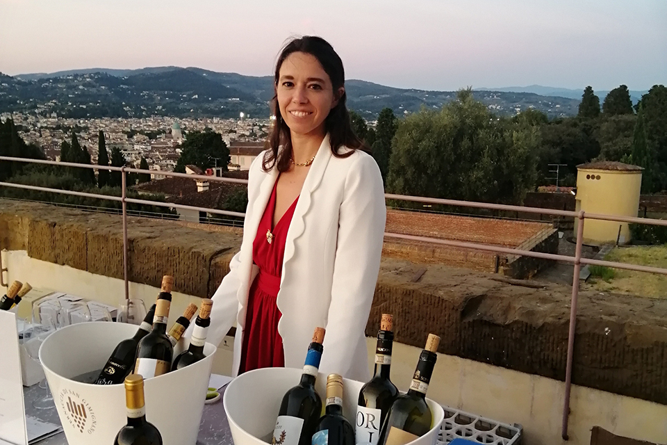 Irina Strozzi a Forte di Belvedere