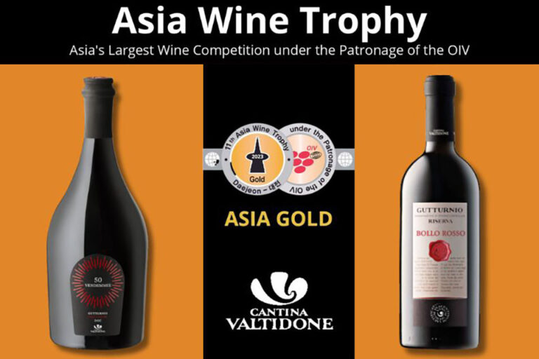 Cantina Valtidone due Medaglie d’Oro all’Asia Wine Trophy 2023