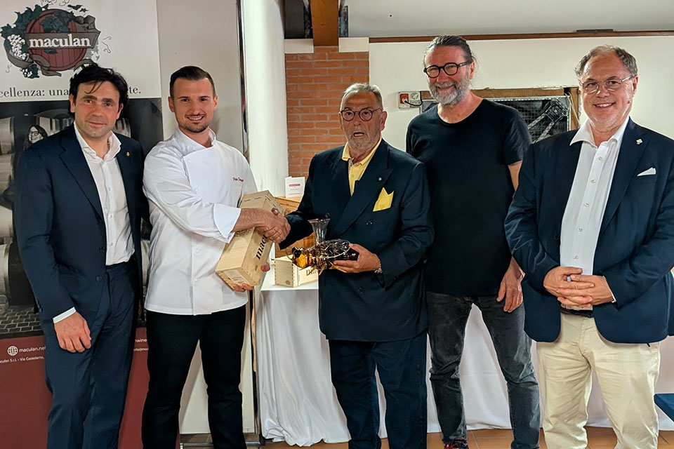 Premio Maculan 2025: Pietro Famengo del ristorante Corte Villa Rossi