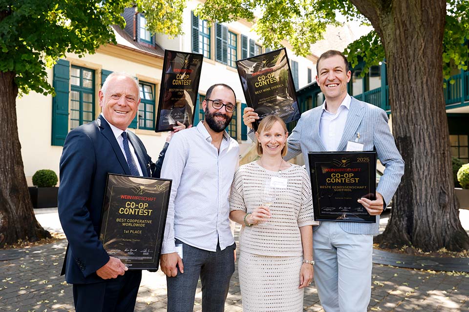 Cantina Tramin è la migliore cooperativa vinicola al mondo secondo Weinwirtschaft