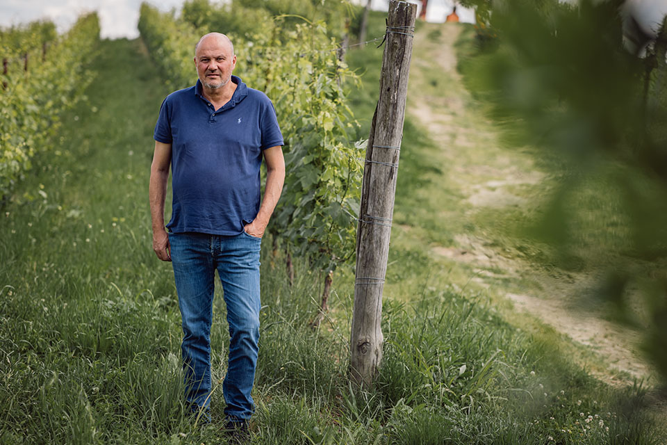 Stefano Chiarlo titolare della cantina Michele Chiarlo