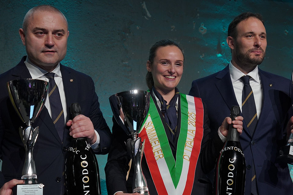 Ilaria Lorini è la Miglior Sommelier d'Italia Premio Trentodoc 2025