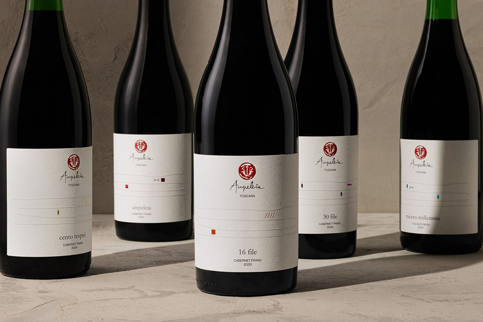 nuove etichette dei vini ampeleia