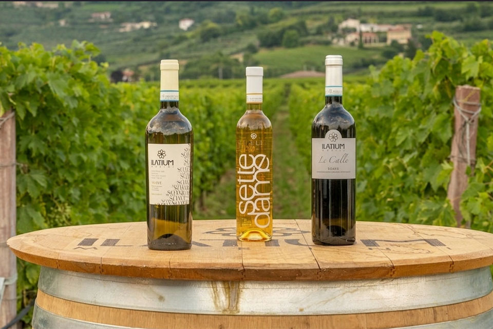 Le tre etichette di Soave della cantina Ilatium Morini