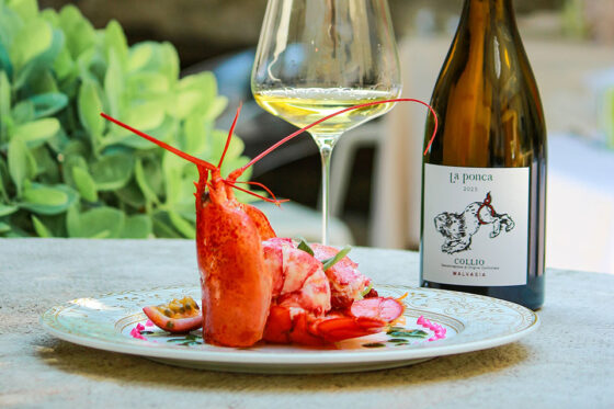 Malvasia e Catalana d’Astice: l’incontro gastronomico firmato La Ponca e chef Paolo Dalla Torre de Il Pedrocchino