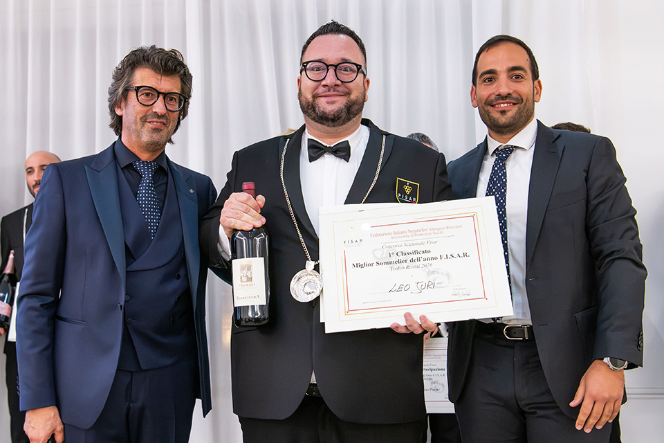 Juri Leo Miglior Sommelier FISAR 2026
